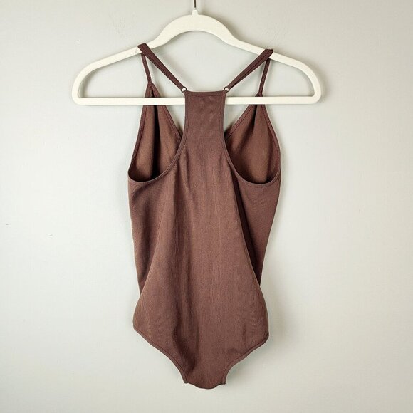 Intimately Free People ribbed brown bodysuit size M/L - Picture 5 of 8